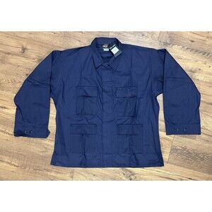 TRU-SPEC Jacket BDU Original Mens 2XL Navy Blue Tactical Response Uniform Shirt